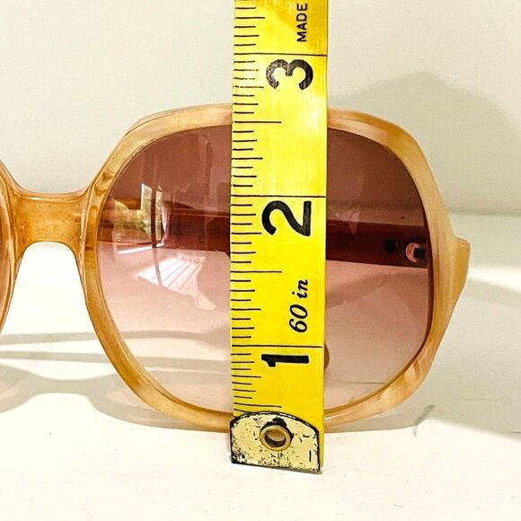 Original Vintage Sunglasses Anne Klein Riviera Mod 50 Made in Italy 1970s Retro - Picture 10 of 10
